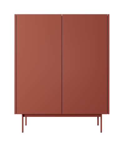 Ensemble meuble TV Couleur Céramique Rouge